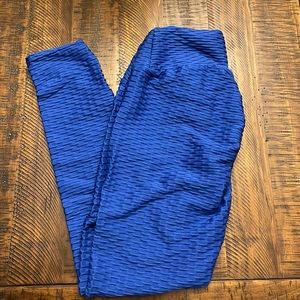 Blue Tik Tok Leggings